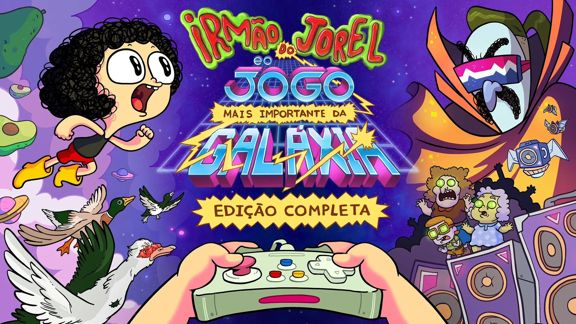 Capa do jogo Irmão do Jorel e o Jogo mais importante da galáxia
